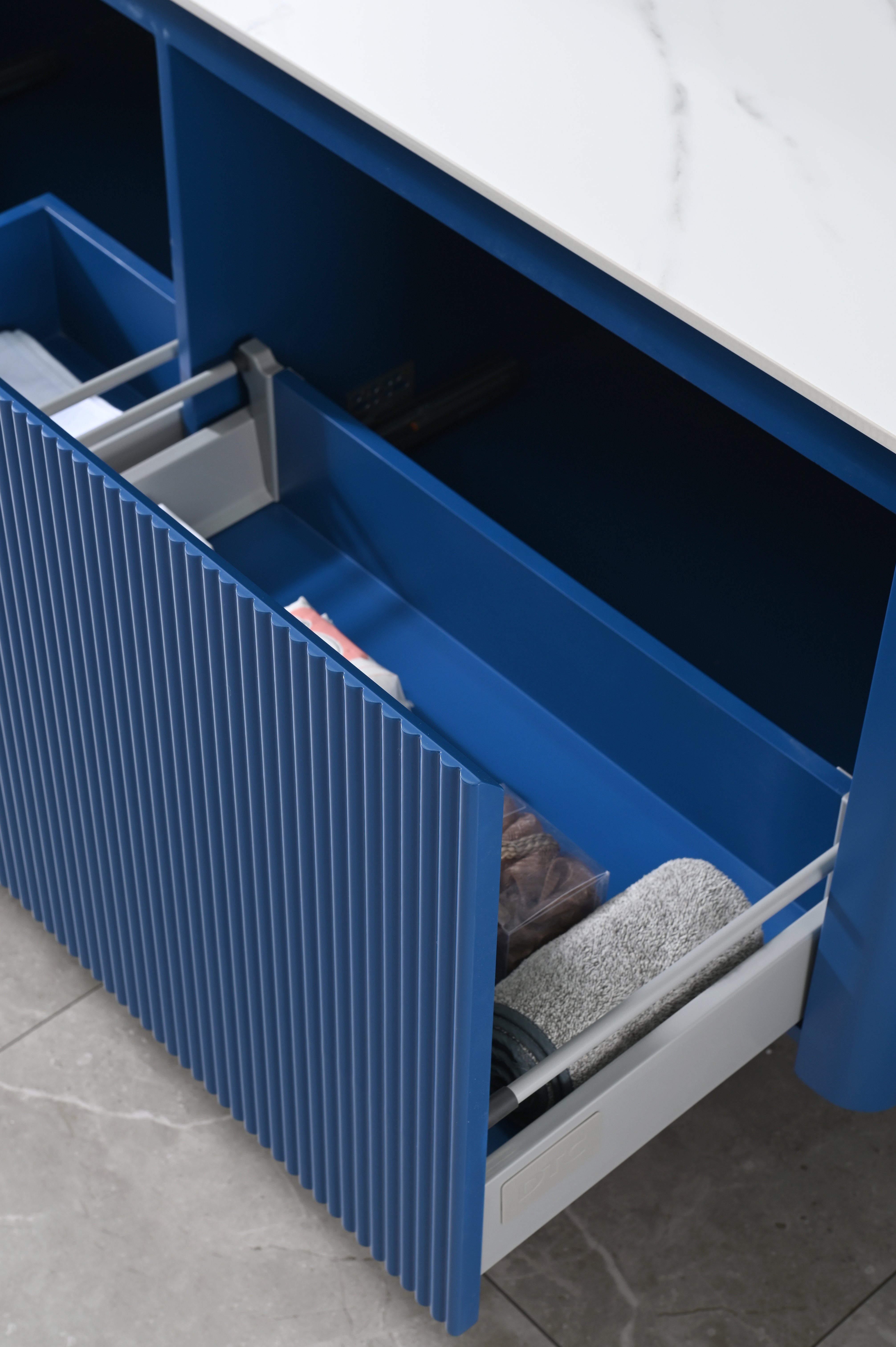 Vanité-Lavabo Eleganza 55" Bleu